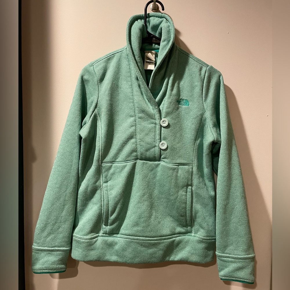 North face collard sweatshirts sz M